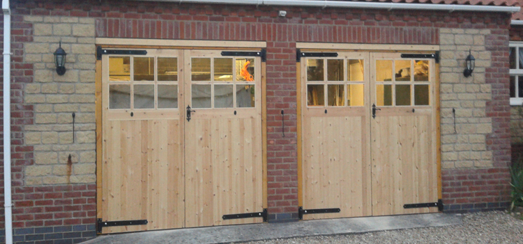 Side Hinged Wooden Garage Doors Niagara Falls
